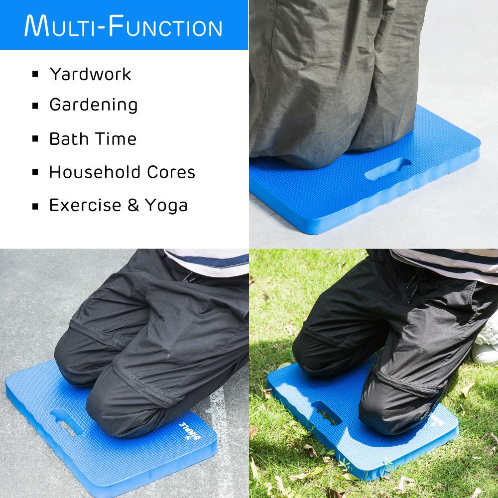 Dimple DC140132 Black High Density Thick Foam Comfort Kneeling Mats Yoga Exercise Knee Pads Garden Cushions