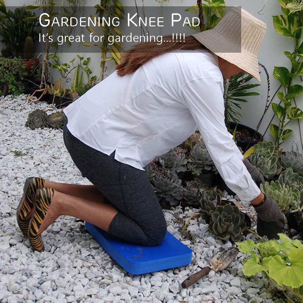 Knee Mat Kneeling Pad Gardening Protective Kneeling Cushion Foam Kneeler with Handle Knee Protection for Gardening Blue